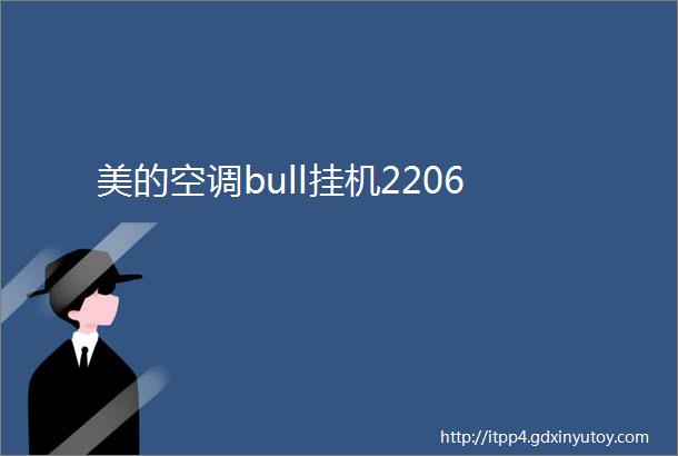 美的空调bull挂机2206