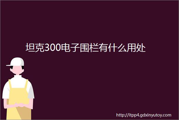 坦克300电子围栏有什么用处